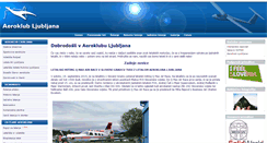 Desktop Screenshot of aeroklub-lj.si